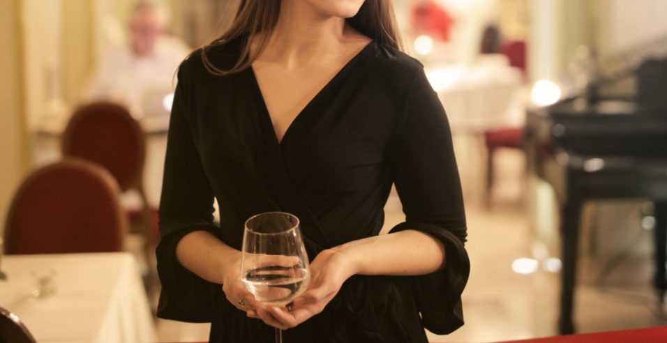 Photo by Andrea Piacquadio: https://www.pexels.com/photo/woman-in-black-long-sleeve-holding-champagne-glass-3775172/
